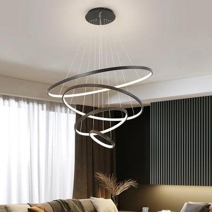 4 Rings Chandelier