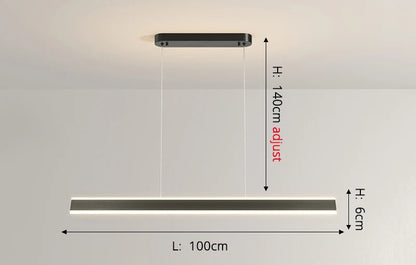 Horizontal Bar Hanging Light