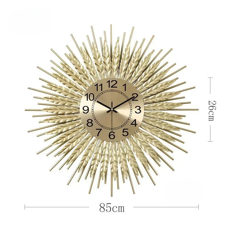 Horloge de luxe en or