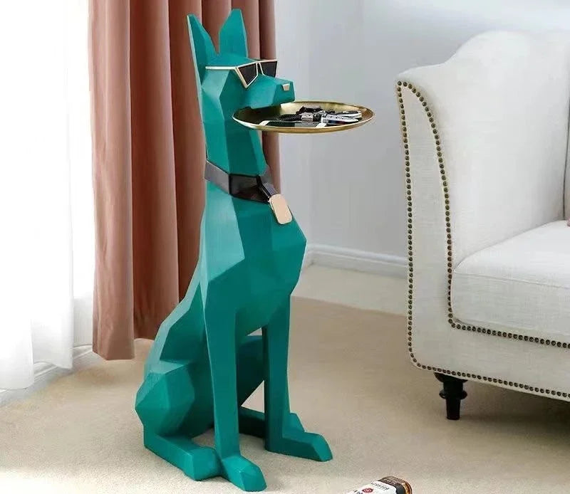 Sculpture de Doberman