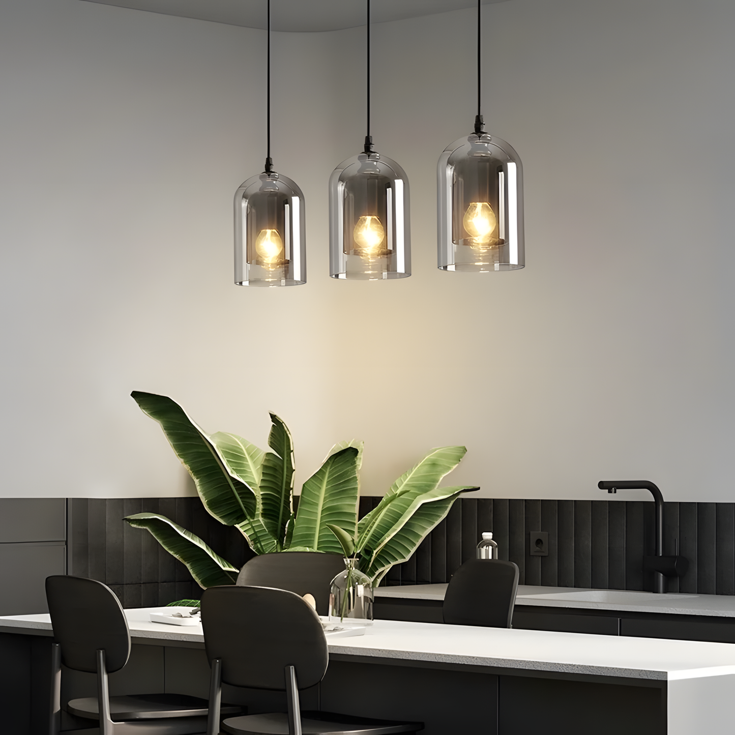 Modern Glass Pendant Light