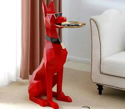 Sculpture de Doberman