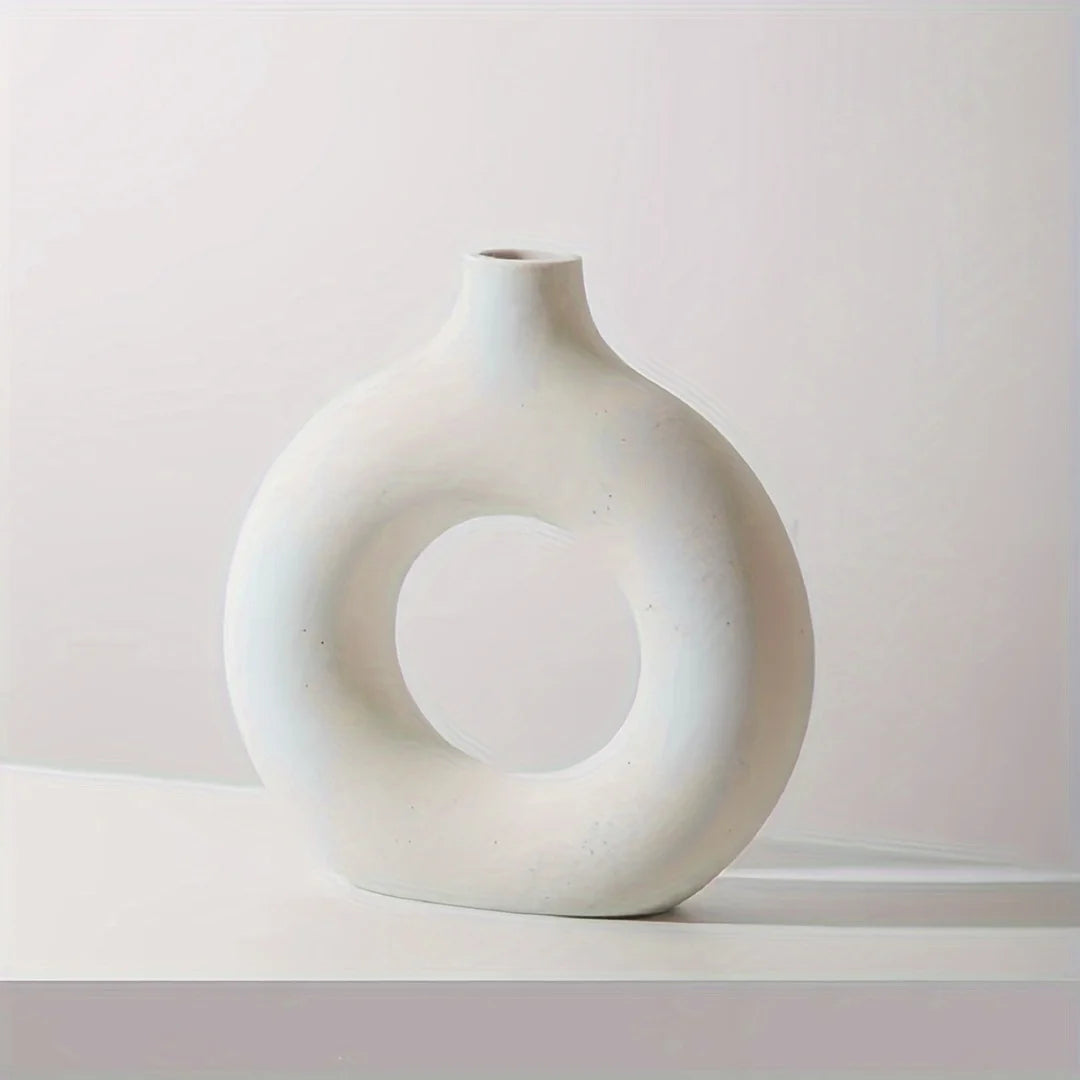 Hollow Ceramic Vase