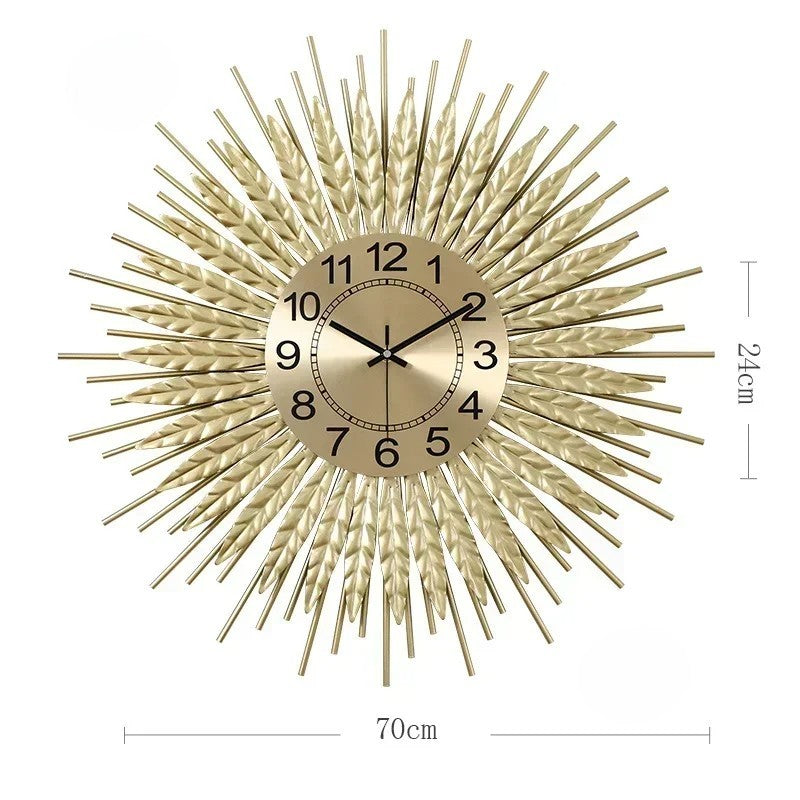 Horloge de luxe en or