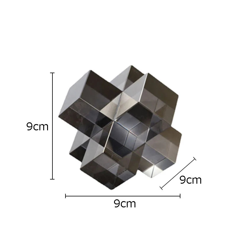 Cube artistique minimaliste