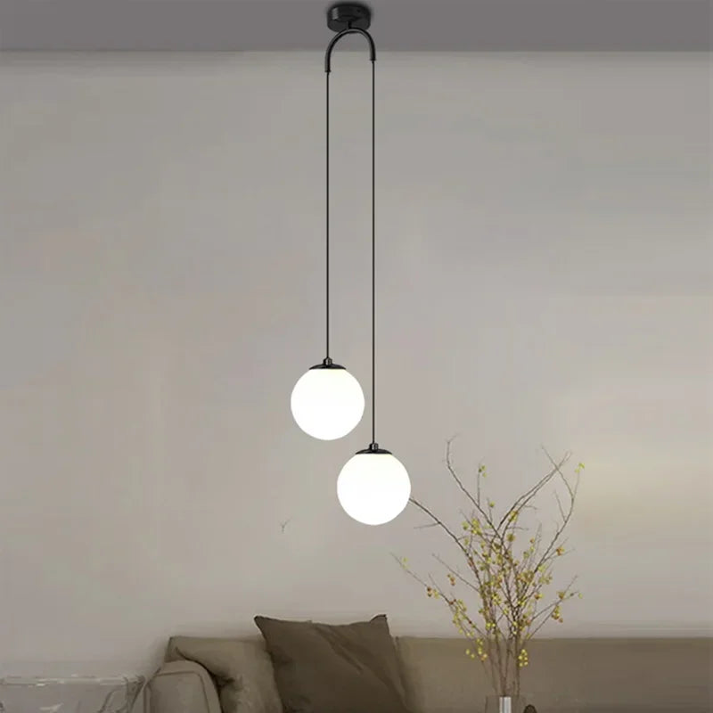 Double Sphere Pendant Light