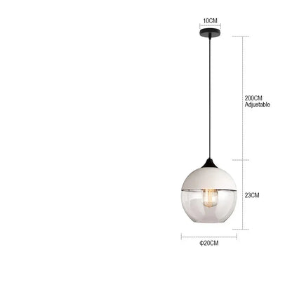 Modern Glass Pendant Light