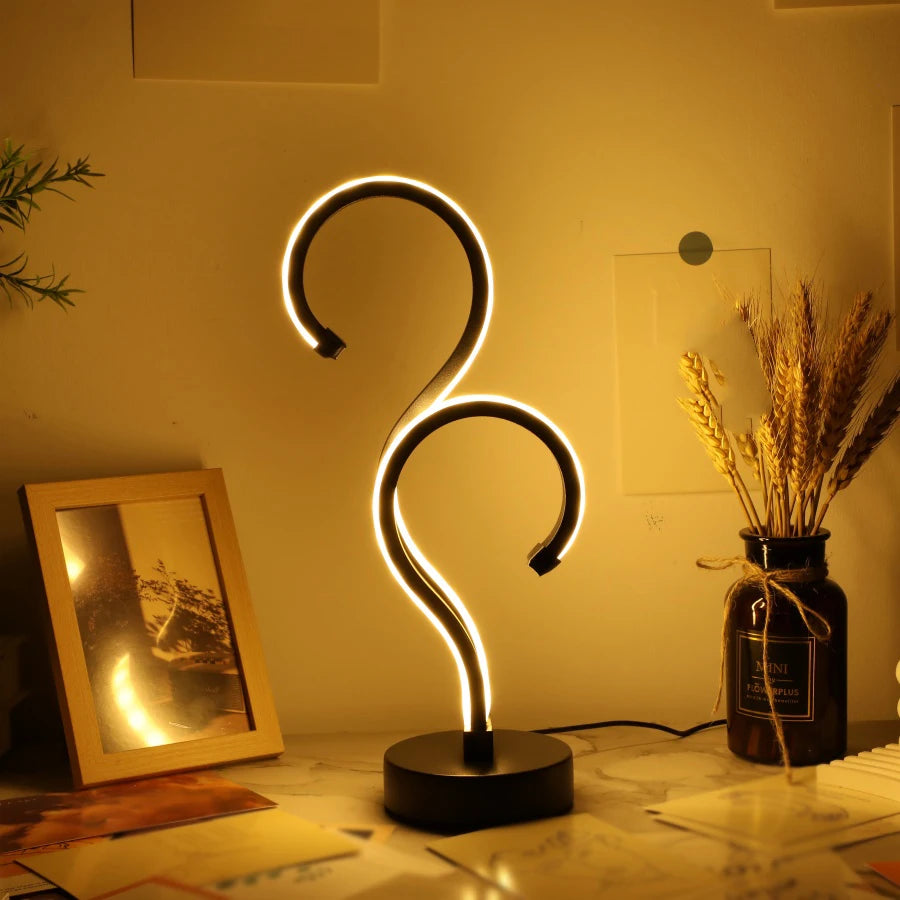 Double Question Mark Lamp