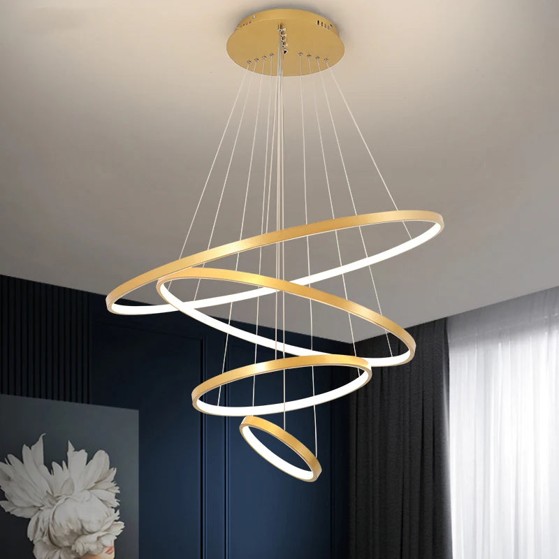 4 Rings Chandelier