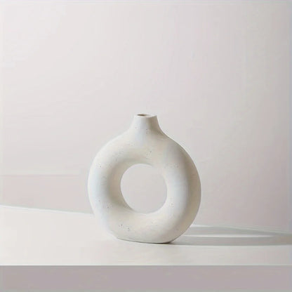 Hollow Ceramic Vase