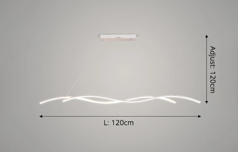 Minimalist Wave Pendant Light