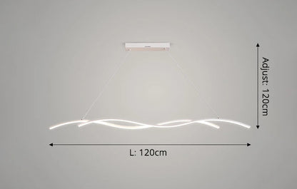 Minimalist Wave Pendant Light