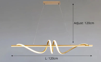 Lampe suspendue à LED moderne