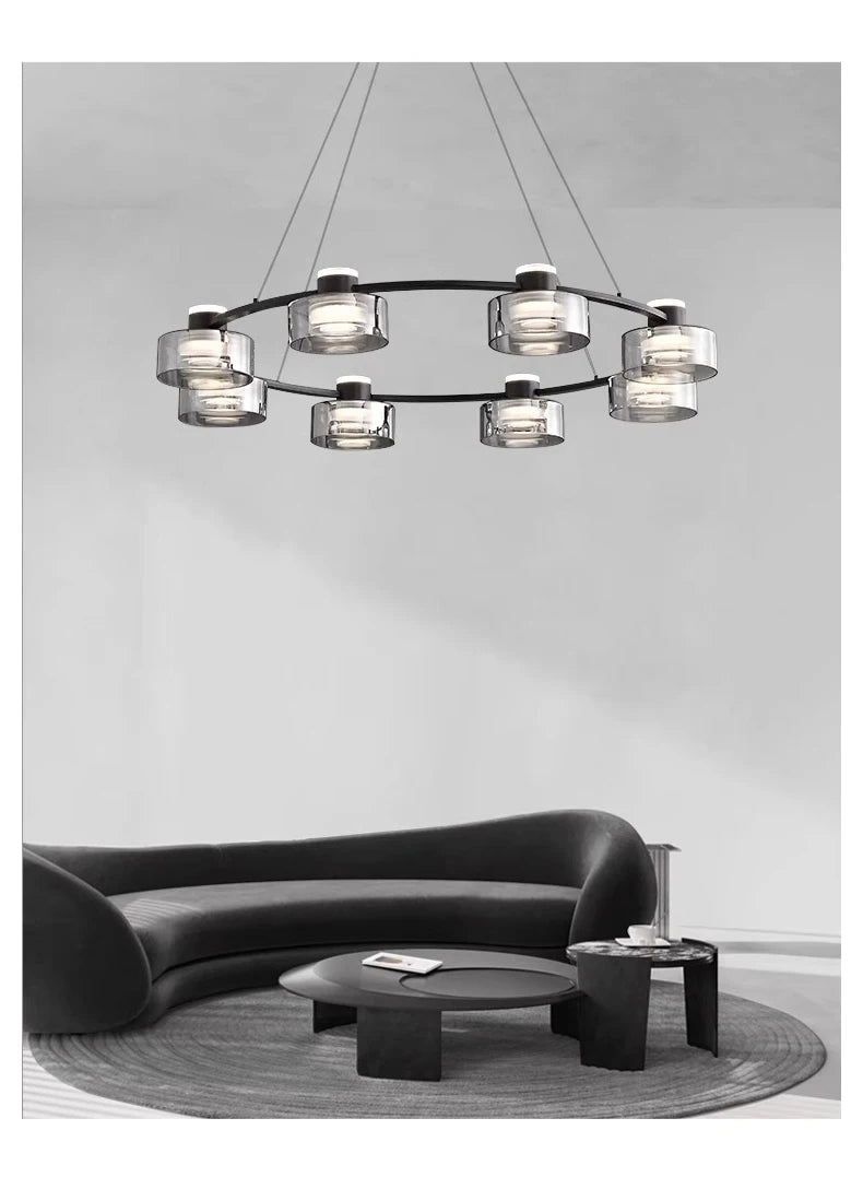 Contemporary Glass Chandelier