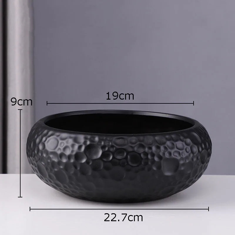 Vase compact minimaliste en céramique