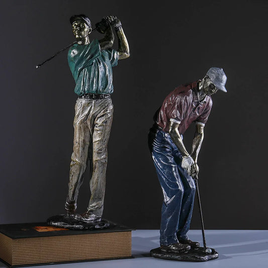 Figurine de golfeur vintage