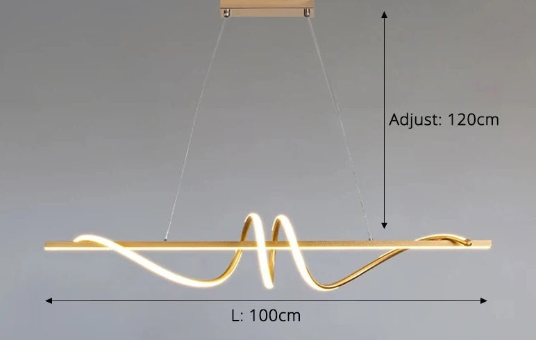 Lampe suspendue à LED moderne