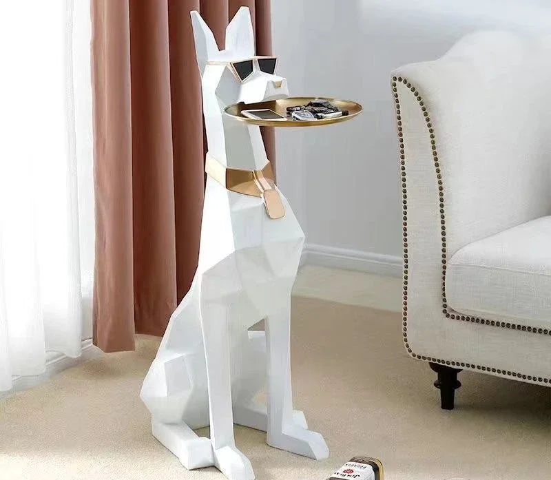 Sculpture de Doberman