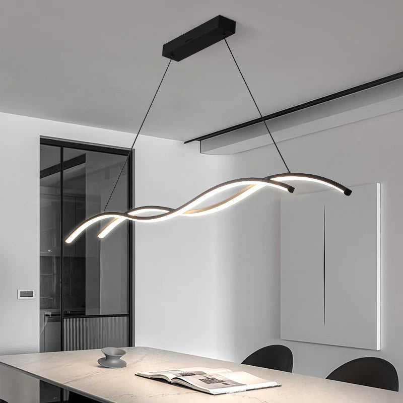 Minimalist Wave Pendant Light