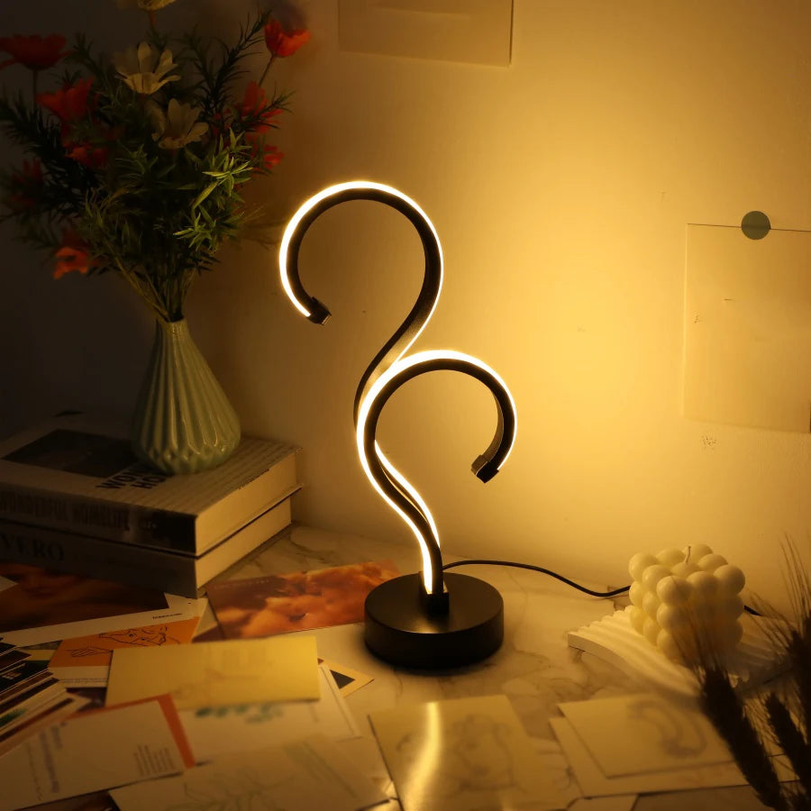 Double Question Mark Lamp