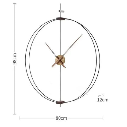 Horloge murale minimaliste