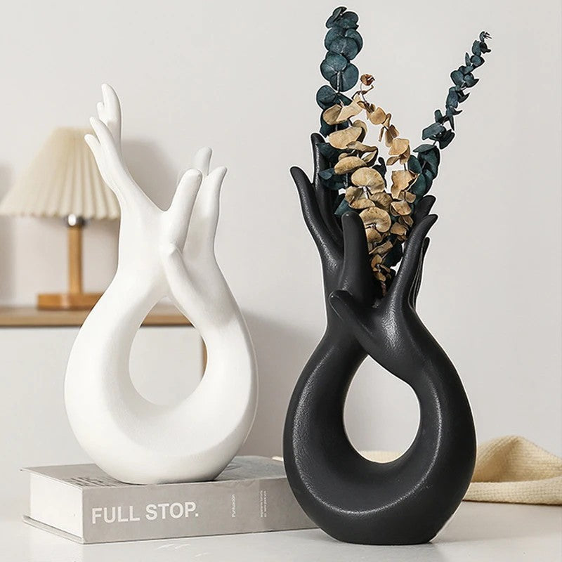 Abstract Hand Shaped Vase