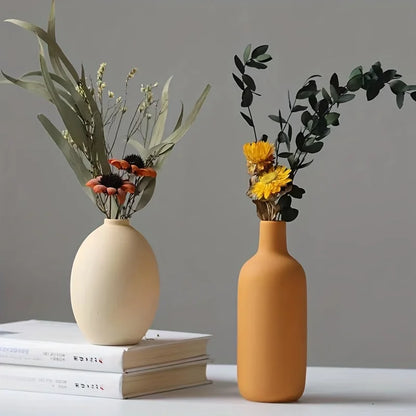 Lot de 4 vases en céramique colorés