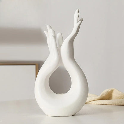 Abstract Hand Shaped Vase