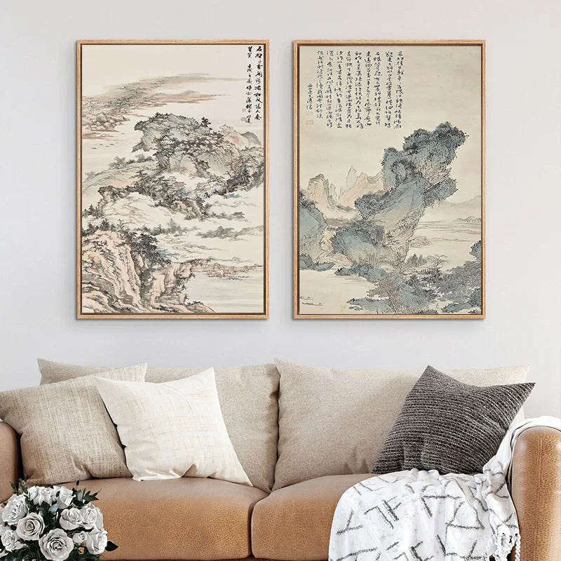 Chinese Vintage Canvas Poster