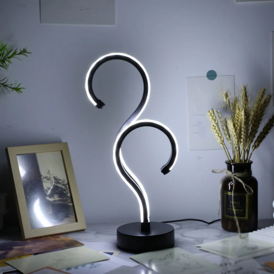 Double Question Mark Lamp