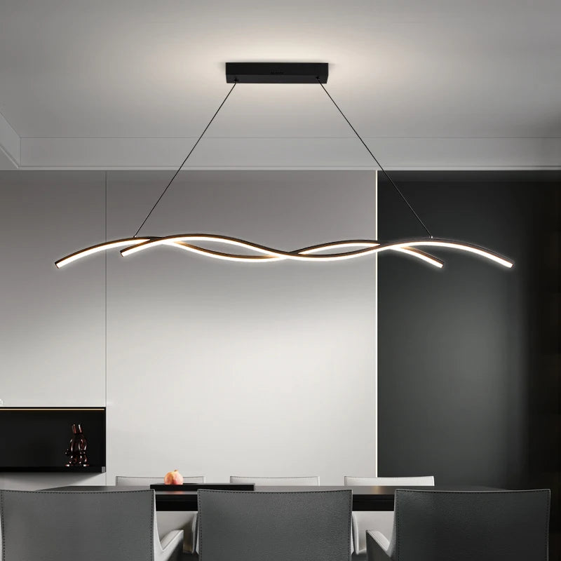 Minimalist Wave Pendant Light