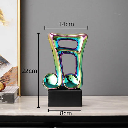 Statue de symbole musical