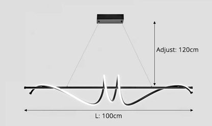 Lampe suspendue à LED moderne