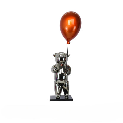 Bear with Balloon Sculpture