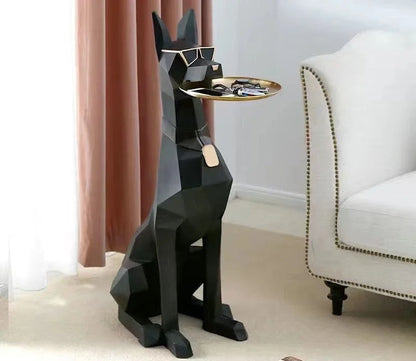 Sculpture de Doberman