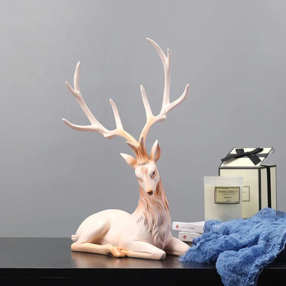 Elegant Reindeer Sculpture