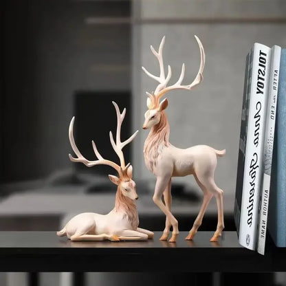 Elegant Reindeer Sculpture