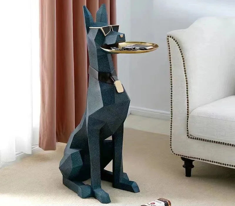 Sculpture de Doberman