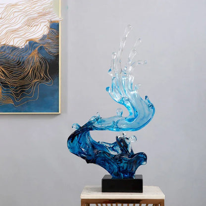 Artistic Wave Sculpture