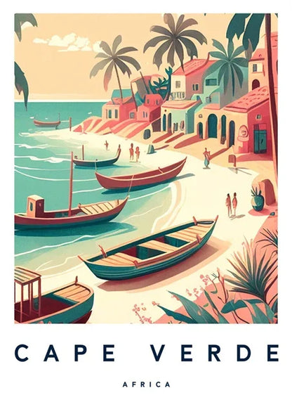 Affiche sur toile de voyage