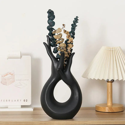 Abstract Hand Shaped Vase