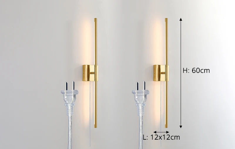 Decorative Rod Wall Light