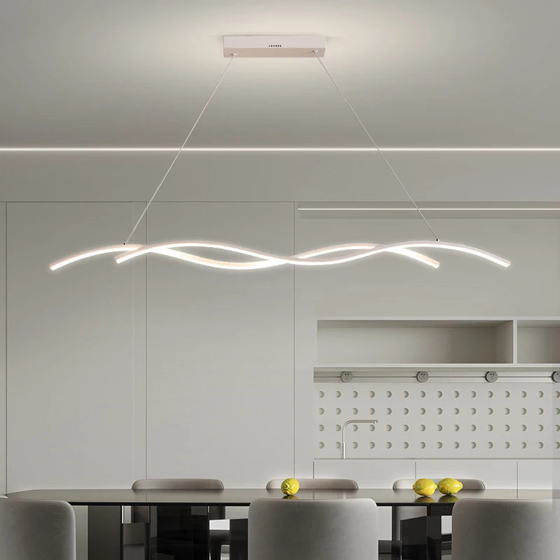 Minimalist Wave Pendant Light