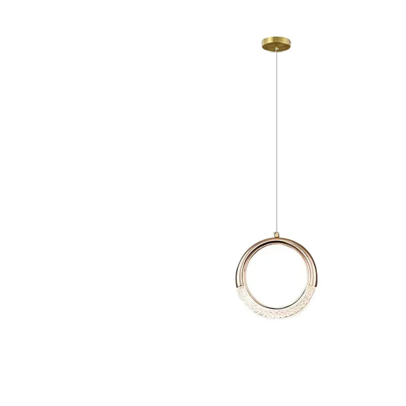 Croissant & Ring Pendant Light