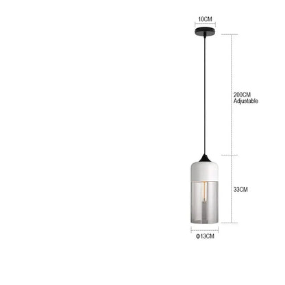 Lampe à suspension moderne en verre