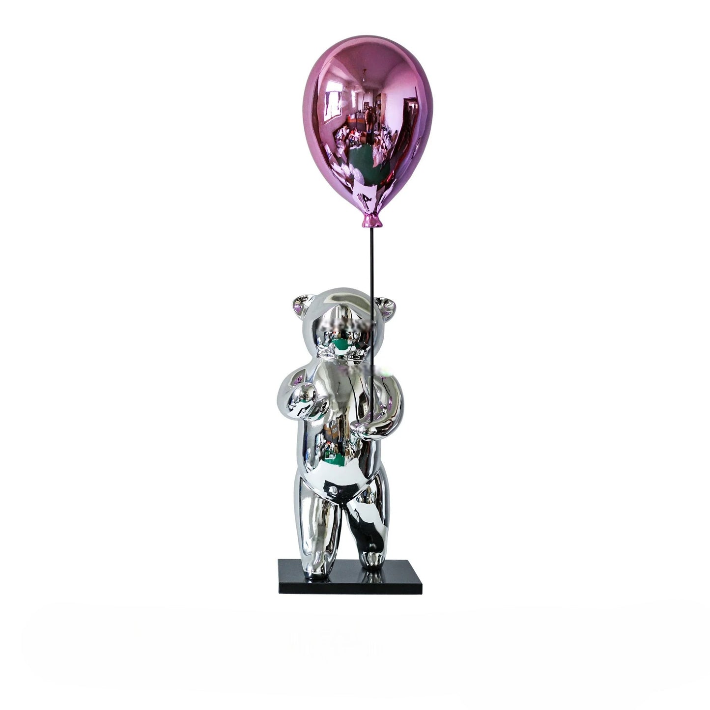 Bear with Balloon Sculpture