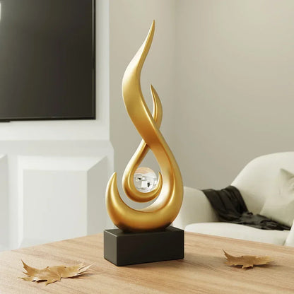 Flame Abstract Sculpture