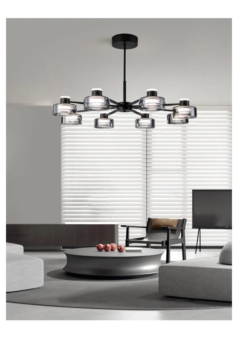 Contemporary Glass Chandelier