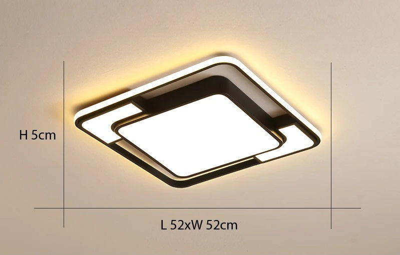 Rectangle Modern Ceiling Light