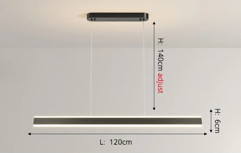 Horizontal Bar Hanging Light